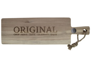 acacia paddle plank 50.6x15.2x1.9 cm