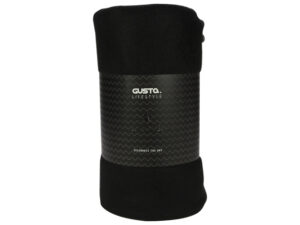 Fleeceplaid 120x150cm Zwart