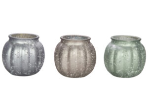 Theelichthouders 3dlg ø7,5xH7,3cm