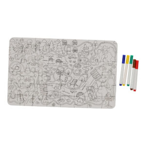 JENS Living Kleurplaat Puzzel Travel