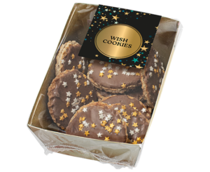Wish Upon A Star Mini Stroopwafels Melkchocolade / Sterretjes Topping