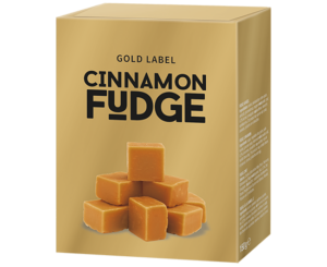 Goud / Rood Fudge Kaneel