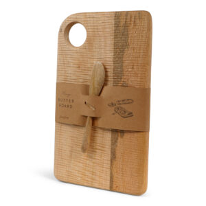 JENS Living Mango Boterbord Met Mes Naturel