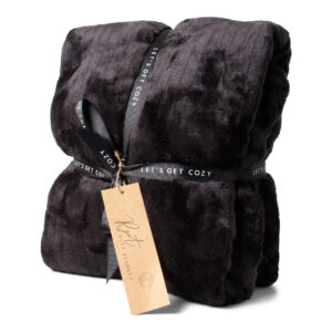 JENS Living Gift Plaid RPET Zwart