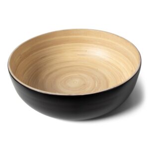 JENS Living Bamboe Saladeschaal Zwart