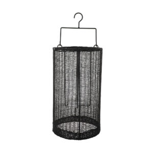 JENS Living Geweven Lantaarn Indy Large Zwart