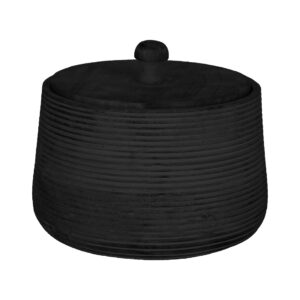 JENS Living Mango Opbergpot Zwart XL