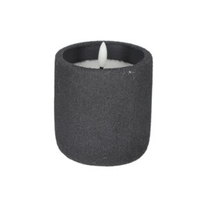 JENS Living Frosted LED Kaars Antraciet