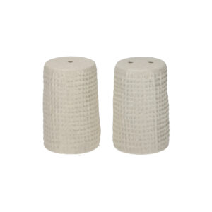 JENS Living Wafel Peper & Zout Set Steengrijs