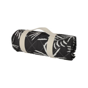 JENS Living Picknickkleed Palmbomen Zwart