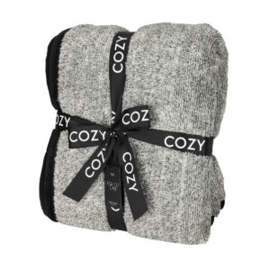 JENS Living Sherpa Plaid Zwart