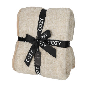 JENS Living Sherpa Plaid Mosterd