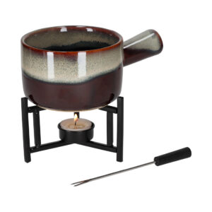 JENS Living Fondue Set Bordeaux