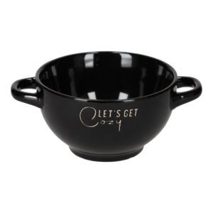 JENS Living Retro Soepkom Zwart
