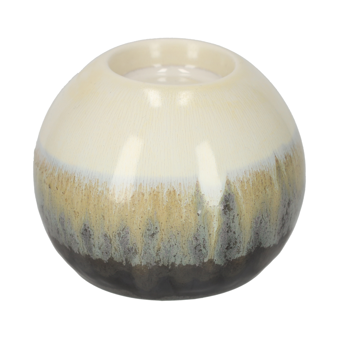 JENS Living Ronde Theelichthouder Bodhi Wit