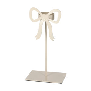 JENS Living Theelichthouder Strik Steengrijs