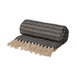 JENS Living Basic Recycled Cotton Plaid Blauw