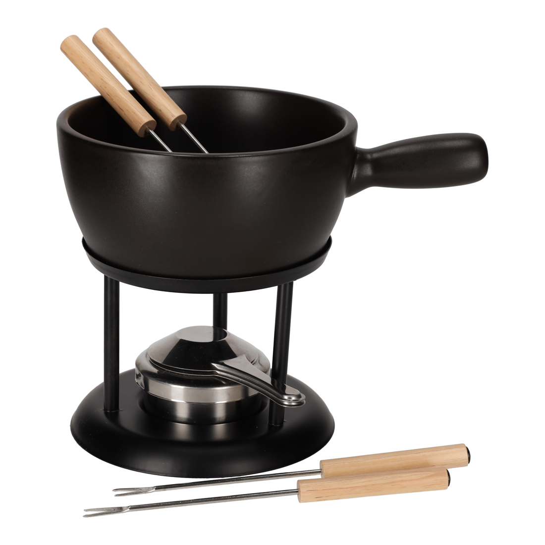 JENS Living Fondue Set Zwart Large