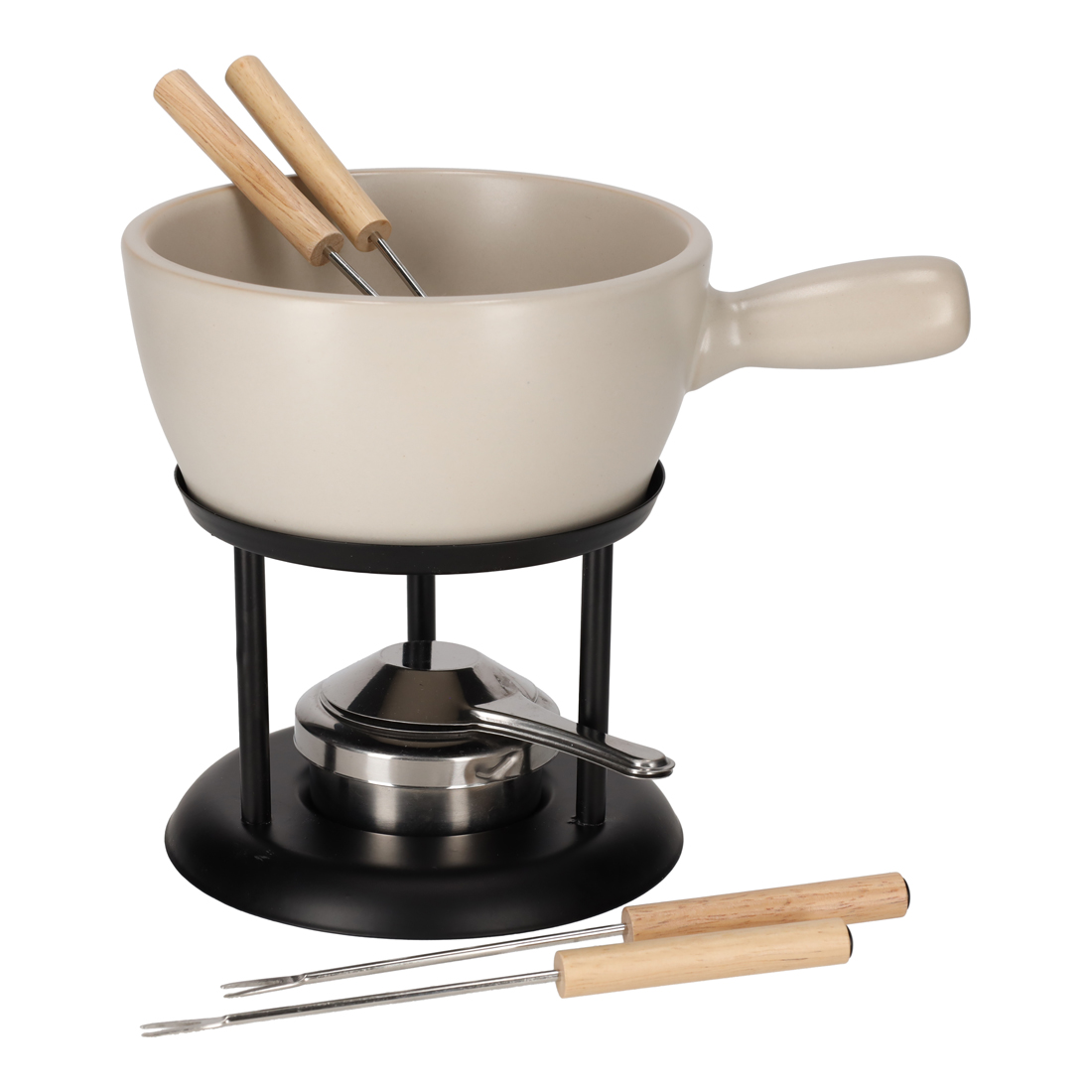 JENS Living Fondue Set Beige Large
