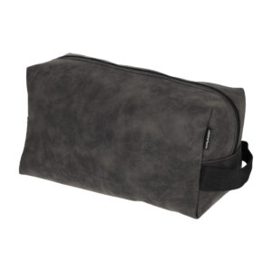 NORLÄNDER Nubuck Toilettas Grijs