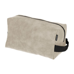 NORLÄNDER Nubuck Toilettas Taupe