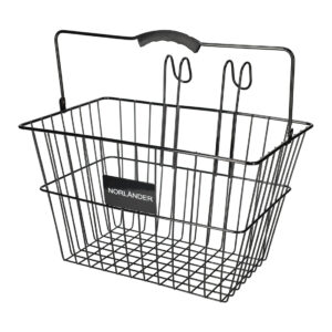 NORLÄNDER Fietsmand Zwart