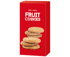 Rood Fruitkoeken met Witte Chocolade