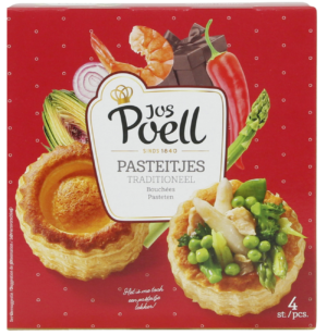 Red-gold collection Pasteitjes rond