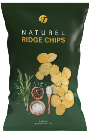 Green collection Ribbelchips gezouten