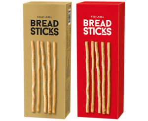 Goud / Rood Grissini broodstengels