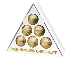 Wit Chocolade kerstballen 6 stuks