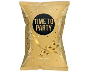 Time to Party Ribbelchips Zout