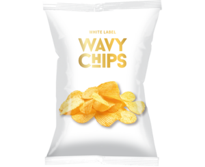 Wit Ribbelchips Zout