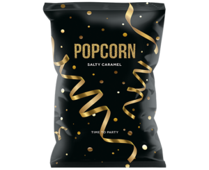 Time to Party Popcorn Gezouten Karamel