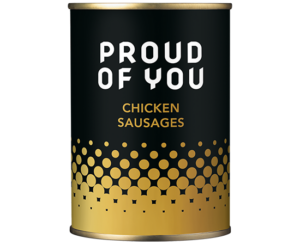 With Compliments Knakworst Kip