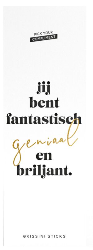 Pick your compliment Grissini olijfolie