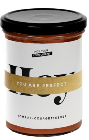 Pick your compliment Tomaat-courgettesoep veggie in pot