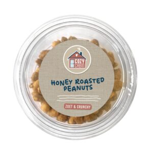 Cozy cabin Honey roasted peanuts in cup