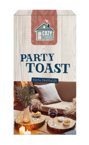 Cozy cabin Party toast