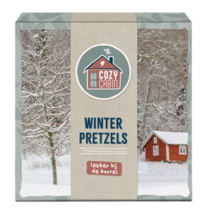 Cozy cabin Winter pretzels