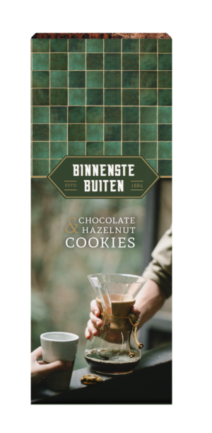 Binnenstebuiten Chocolate & hazelnut cookie