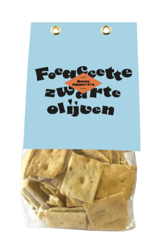 Buon appetito Focaccette zwarte olijven