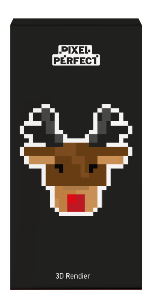 Pixel perfect 3D Rudolph cacao rendier