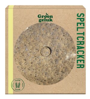 Groen Geluk Rustieke speltcracker rond groot BIO