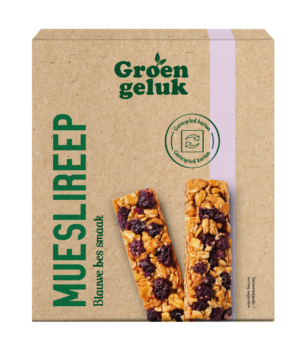 Groen Geluk Mueslirepen blueberry