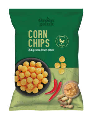 Groen Geluk BIO Corn chips chili peanut lemon grass