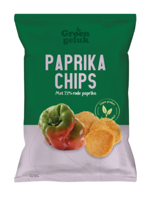 Groen Geluk Chips 59% paprika
