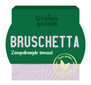 Groen Geluk Bruschetta zongedroogde tomaat