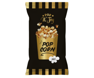 BF-Pop n Joy Popcorn 70 g black-gold