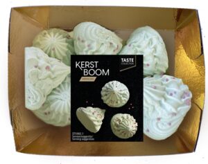 Taste collection Kerstboom meringues